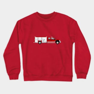 Fire Truck Light Rescue Crewneck Sweatshirt